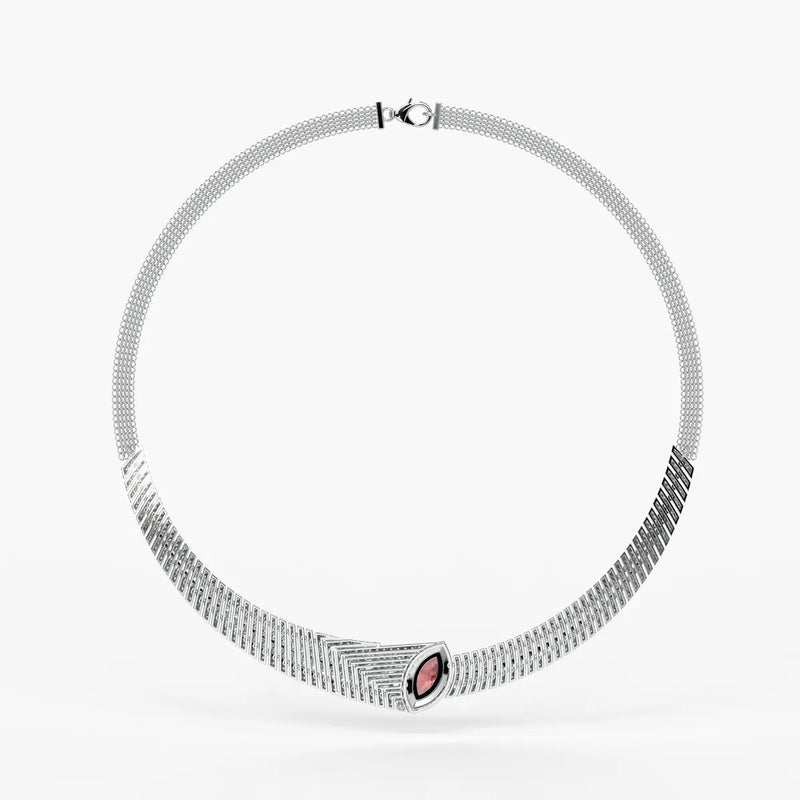 Rubella Crestline Collar Necklace