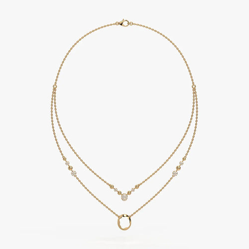 Auralis Halo Layered Necklace
