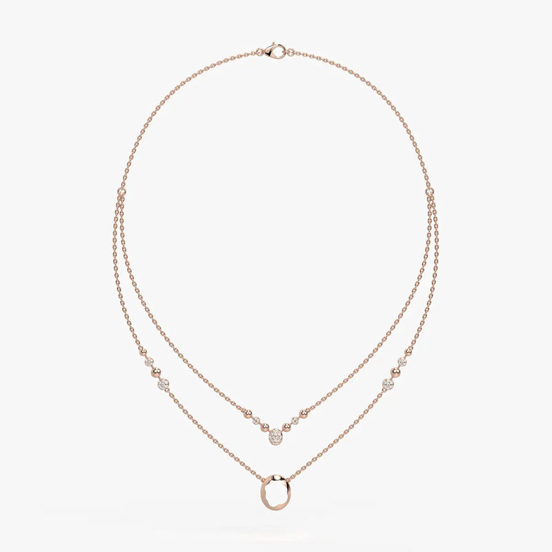 Auralis Halo Layered Necklace