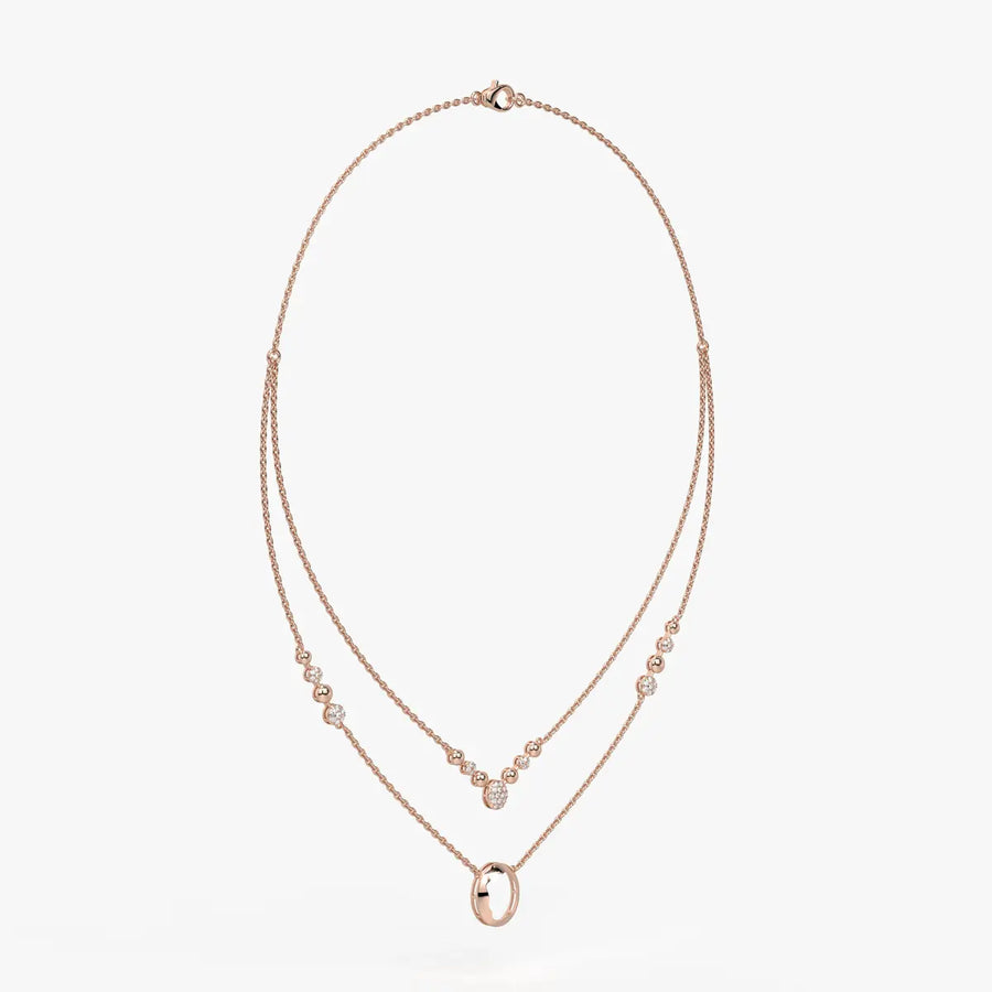Auralis Halo Layered Necklace