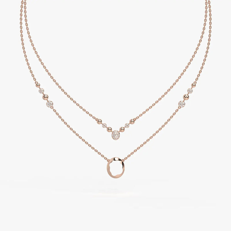 Auralis Halo Layered Necklace