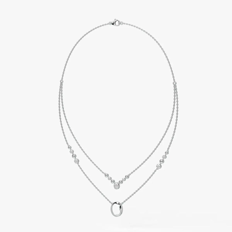 Auralis Halo Layered Necklace
