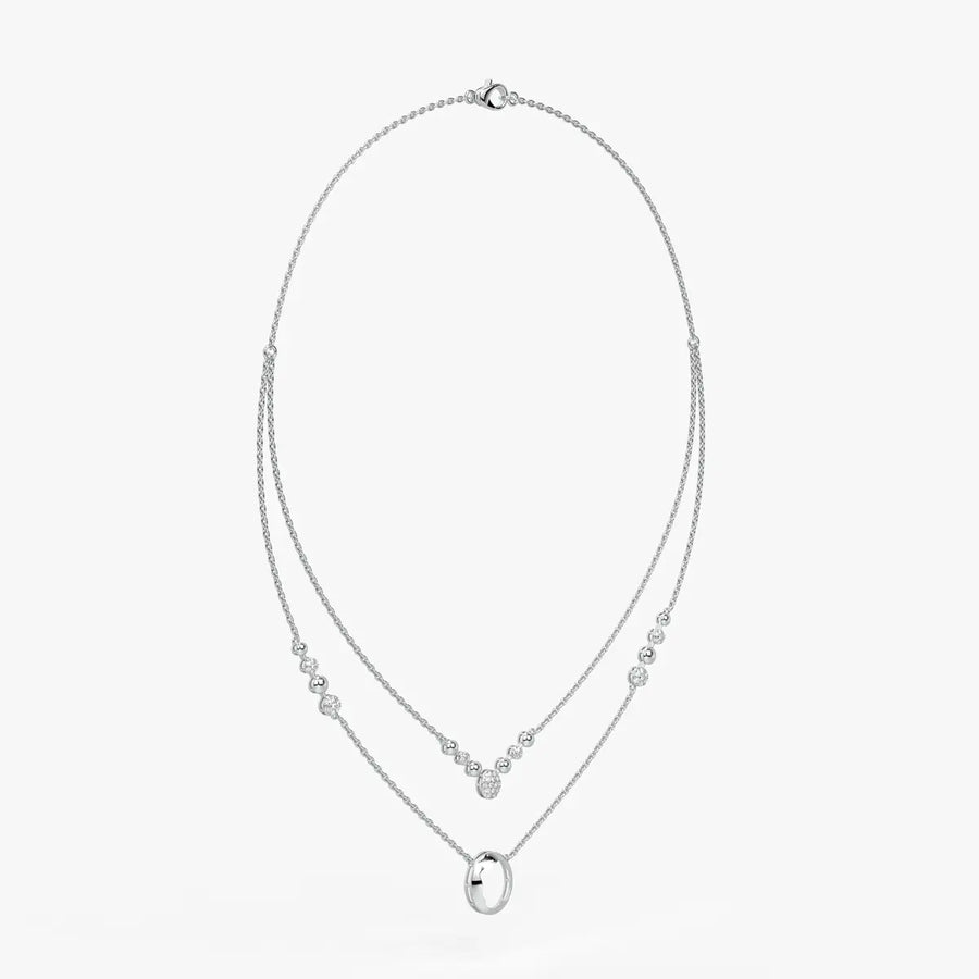 Auralis Halo Layered Necklace