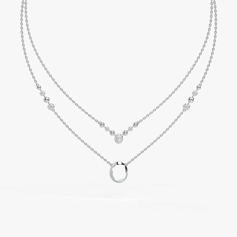 Auralis Halo Layered Necklace