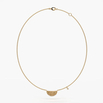 Suman Noor Crescent Charm Necklace