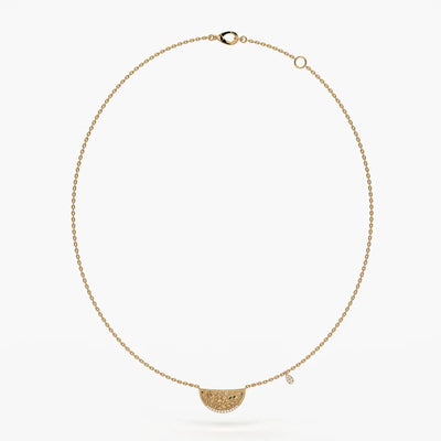 Suman Noor Crescent Charm Necklace