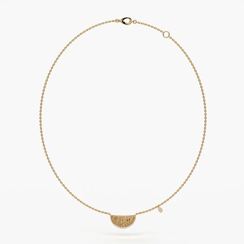 Suman Noor Crescent Charm Necklace