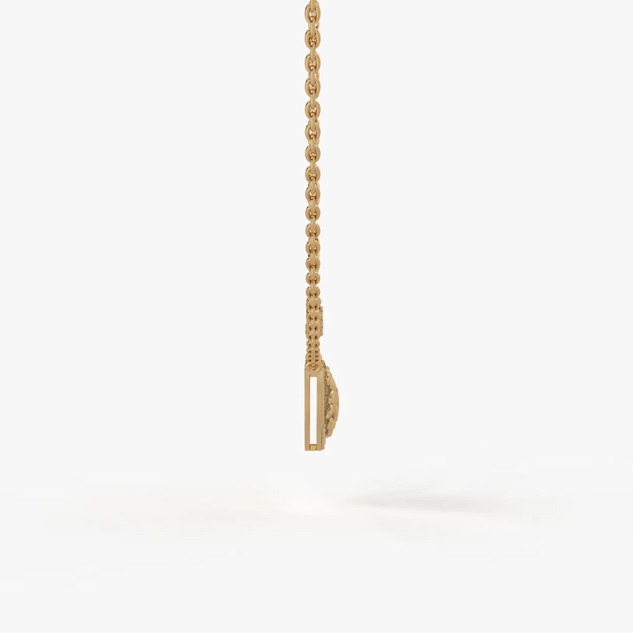Suman Noor Crescent Charm Necklace