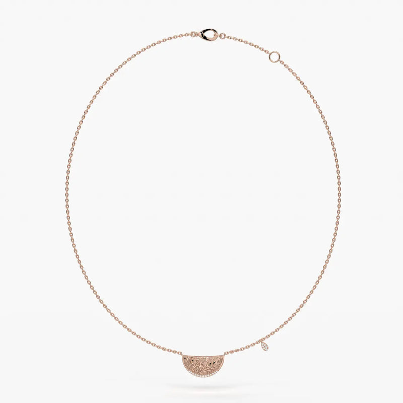 Suman Noor Crescent Charm Necklace