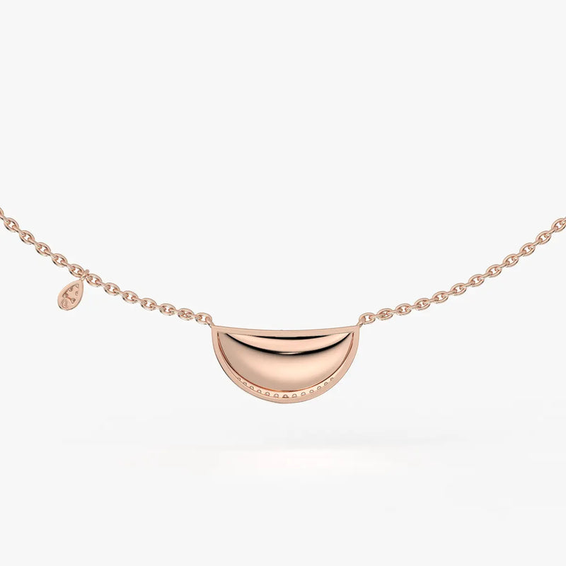 Suman Noor Crescent Charm Necklace