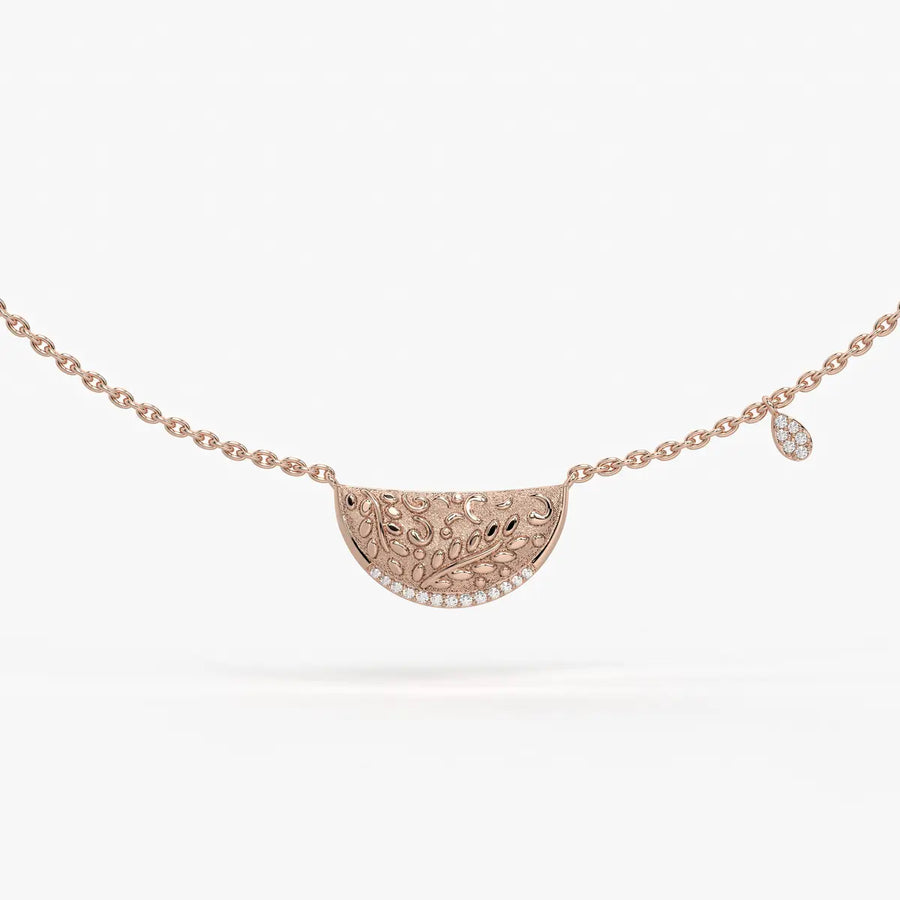 Suman Noor Crescent Charm Necklace