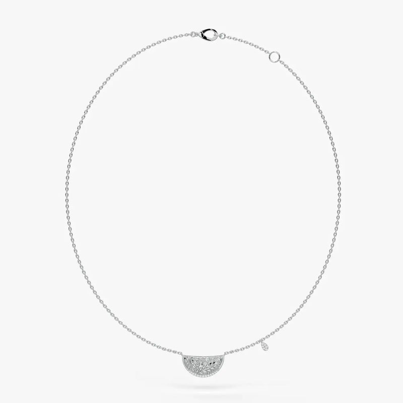 Suman Noor Crescent Charm Necklace