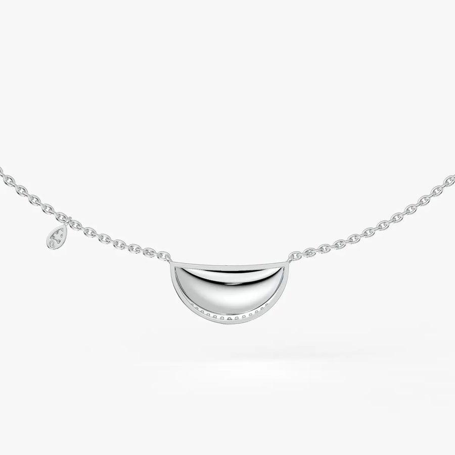 Suman Noor Crescent Charm Necklace