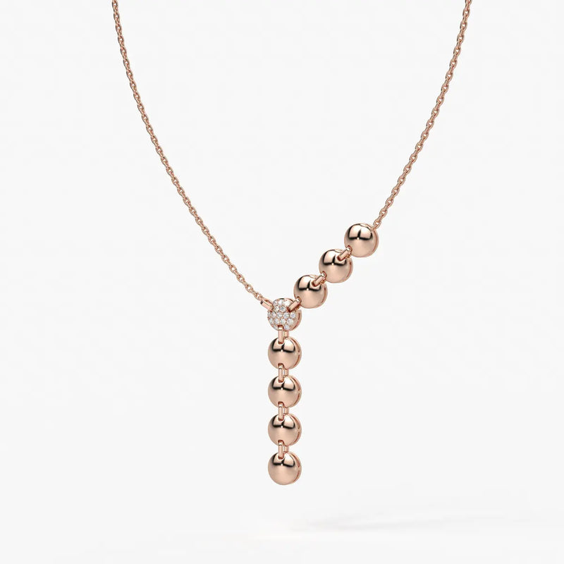 Orbelle Falling Bead Necklace