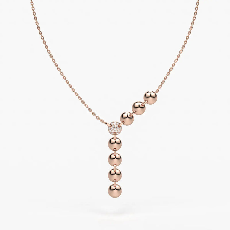 Orbelle Falling Bead Necklace