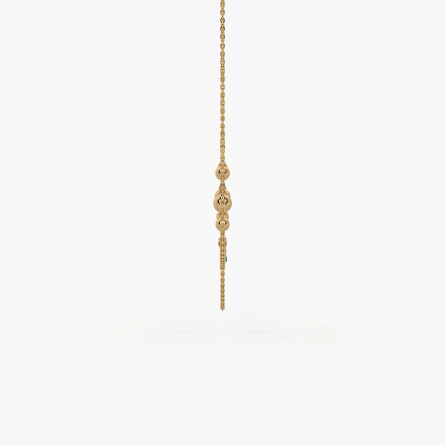 Drishti Aura Layered Charm Necklace