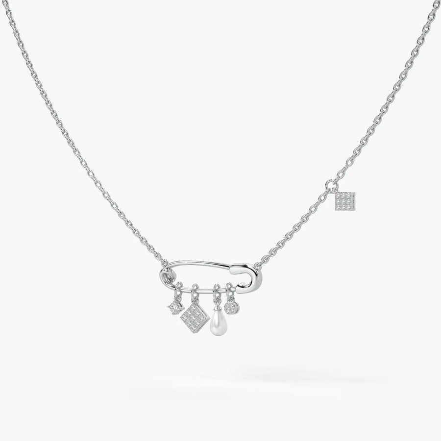 Pinora Charm Cascade Necklace