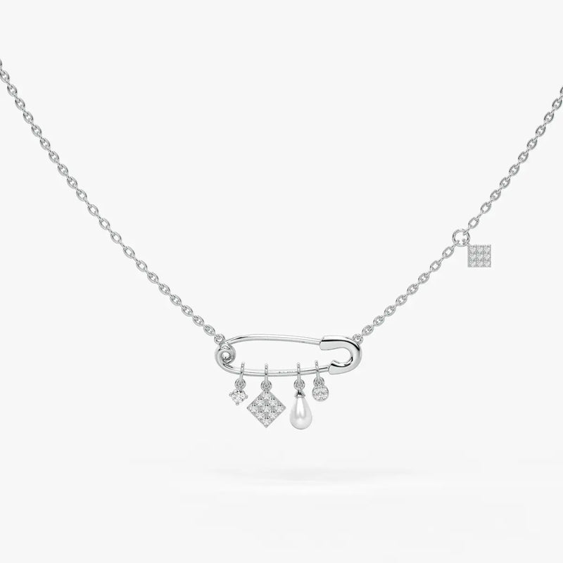 Pinora Charm Cascade Necklace