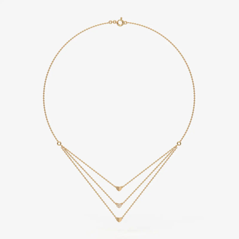 Trilove Whisper Layered Necklace