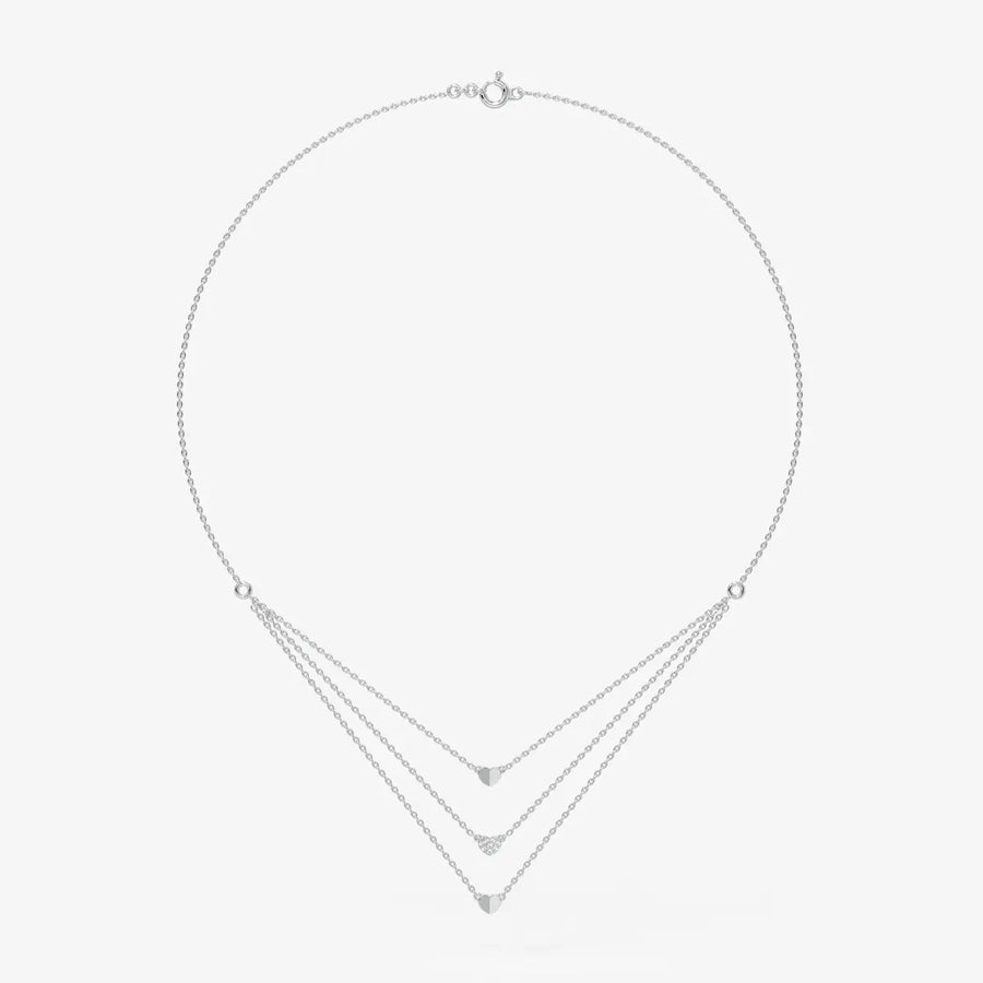 Trilove Whisper Layered Necklace