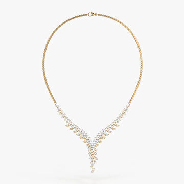 Virelia Leaffall Cascade Necklace