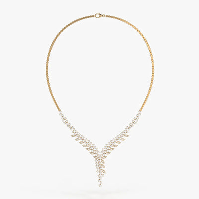 Virelia Leaffall Cascade Necklace