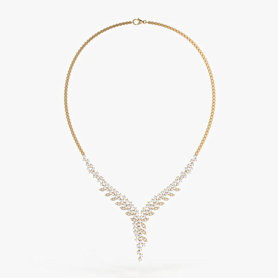 Virelia Leaffall Cascade Necklace