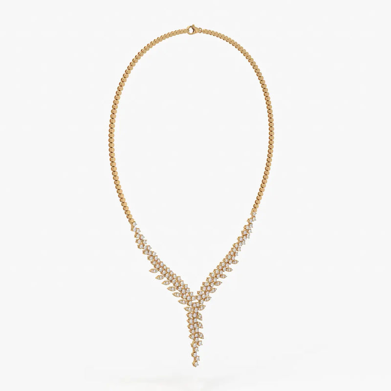 Virelia Leaffall Cascade Necklace