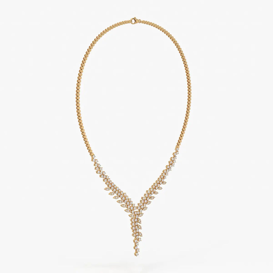 Virelia Leaffall Cascade Necklace