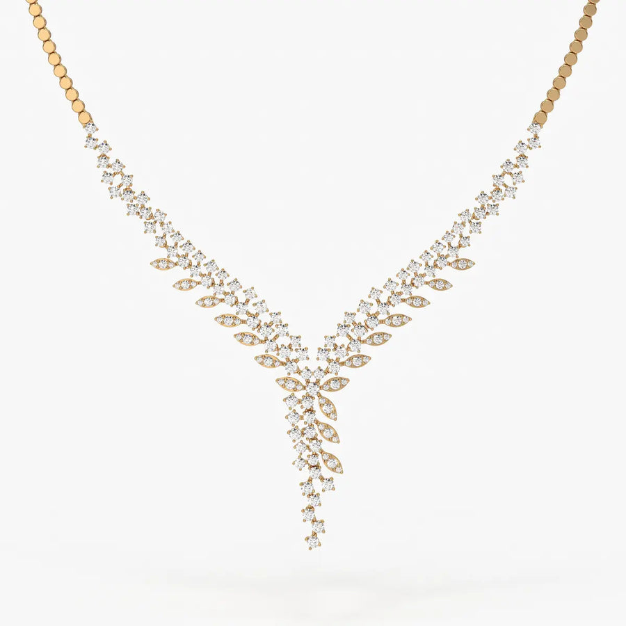 Virelia Leaffall Cascade Necklace