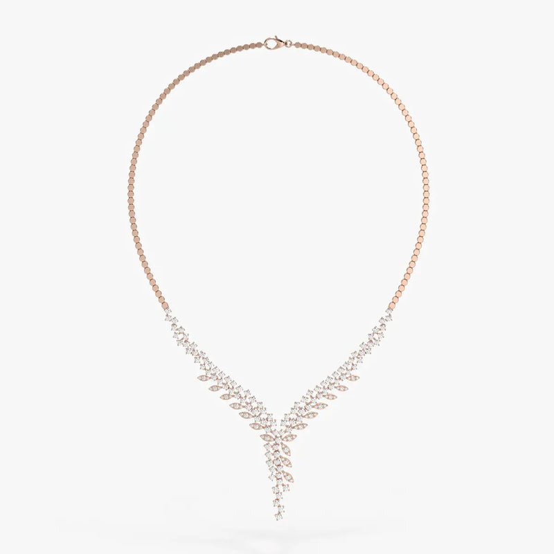 Virelia Leaffall Cascade Necklace