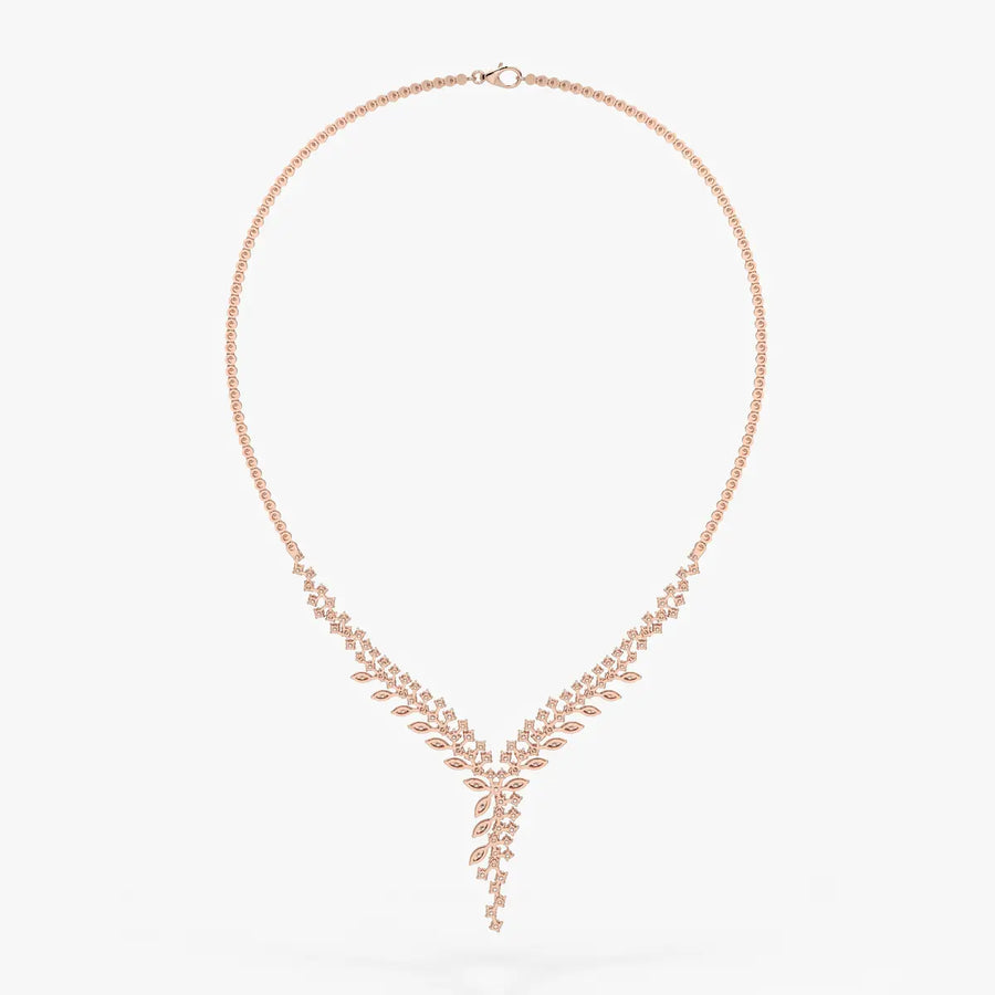 Virelia Leaffall Cascade Necklace