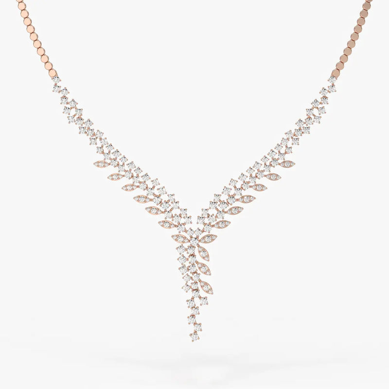 Virelia Leaffall Cascade Necklace