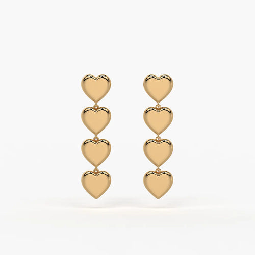 Heartline Drop Earrings