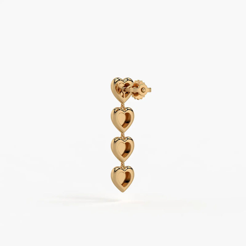 Heartline Drop Earrings