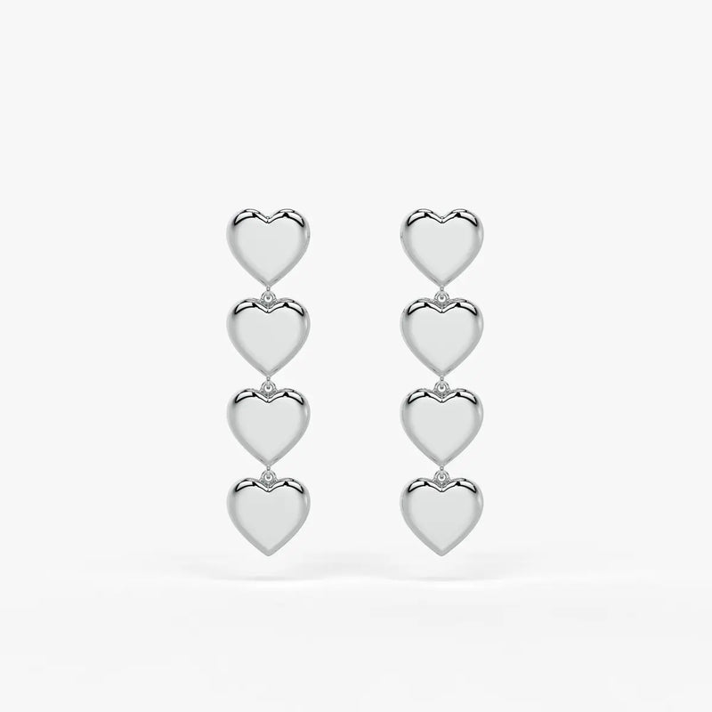 Heartline Drop Earrings