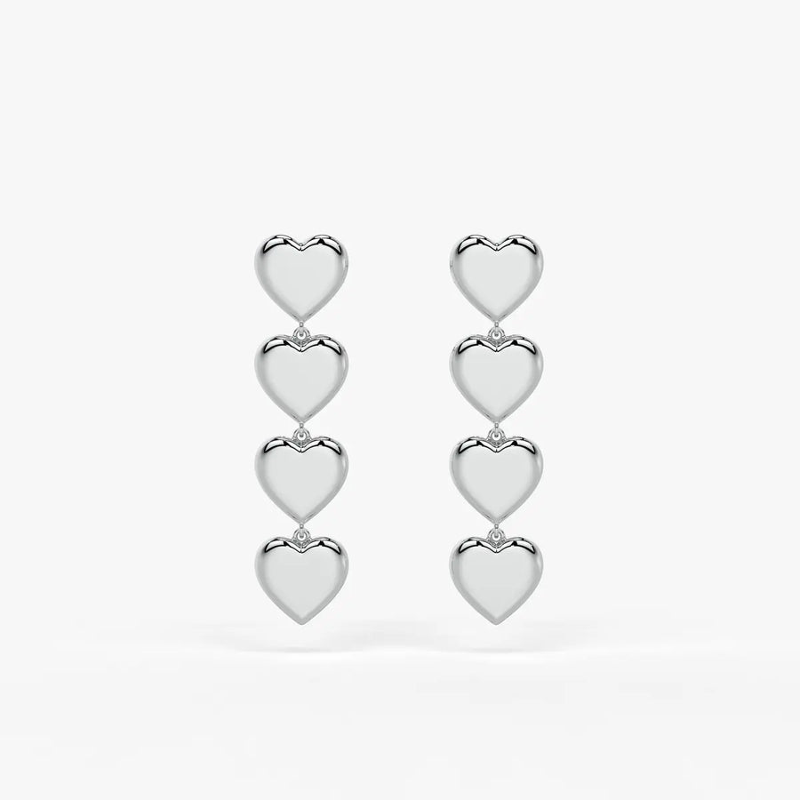 Heartline Drop Earrings