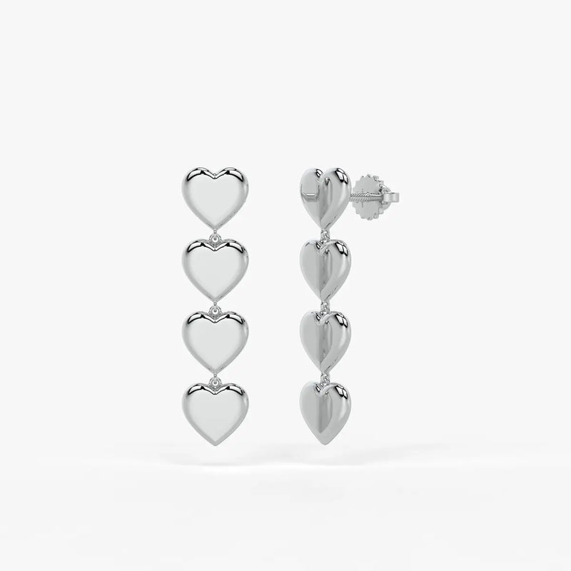 Heartline Drop Earrings
