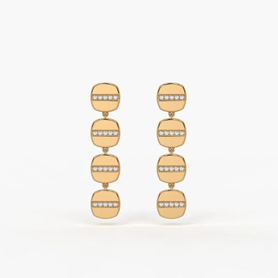 Aurevix Strata Drop Earrings