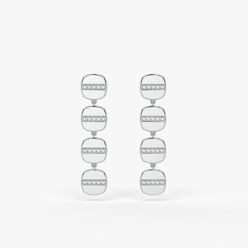 Aurevix Strata Drop Earrings