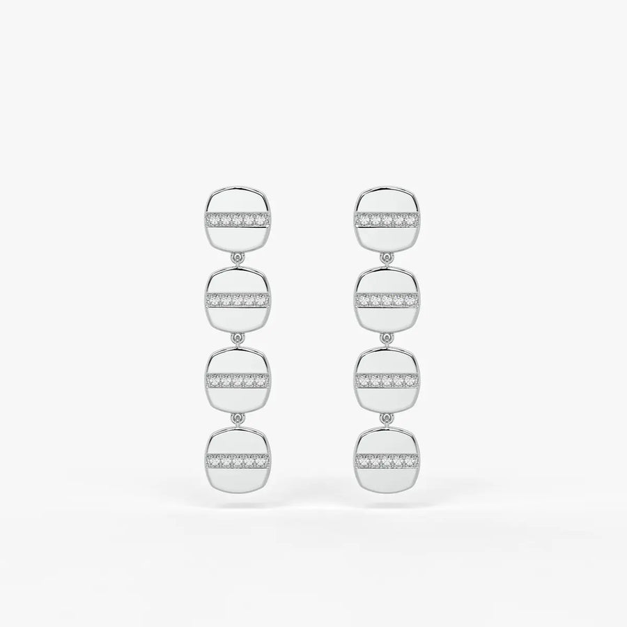Aurevix Strata Drop Earrings
