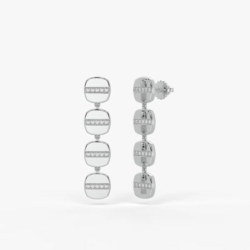 Aurevix Strata Drop Earrings