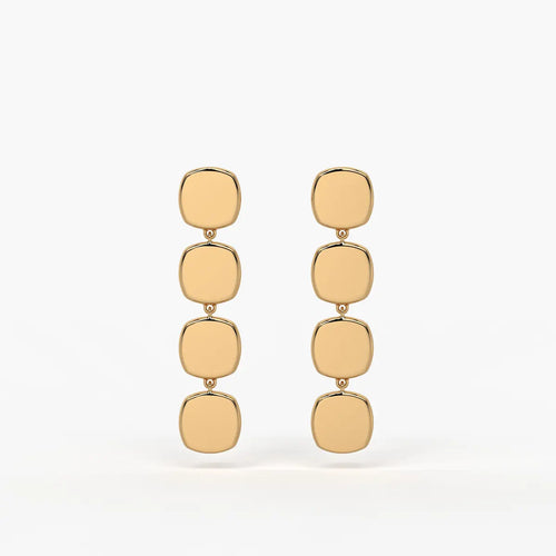 Quadra Drop Statement Earrings