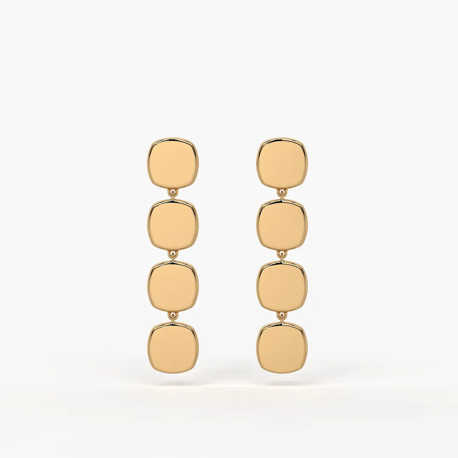 Quadra Drop Statement Earrings