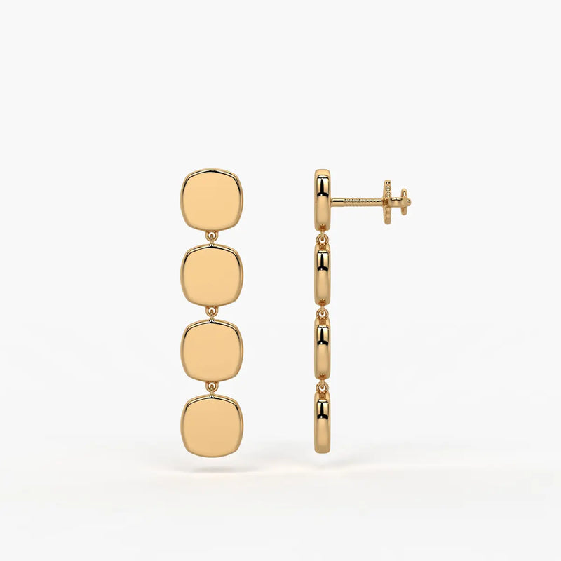 Quadra Drop Statement Earrings