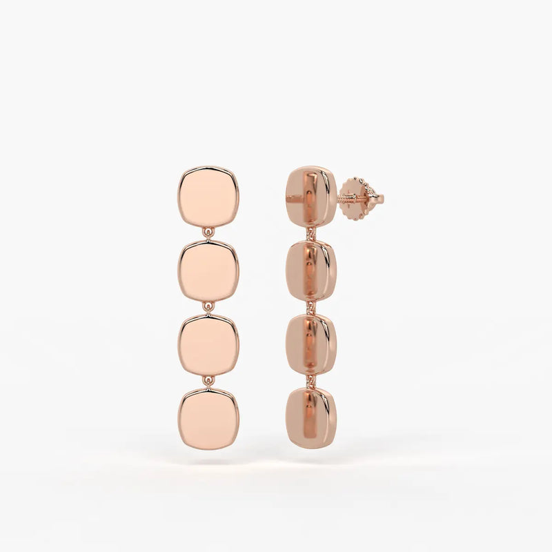 Quadra Drop Statement Earrings