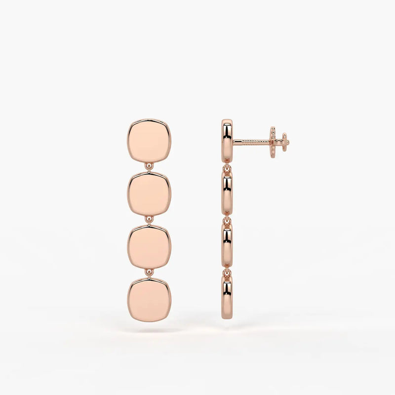 Quadra Drop Statement Earrings