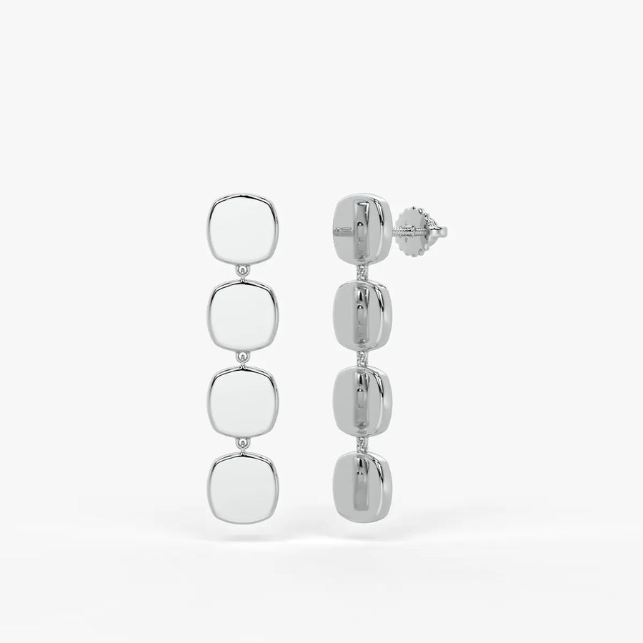 Quadra Drop Statement Earrings