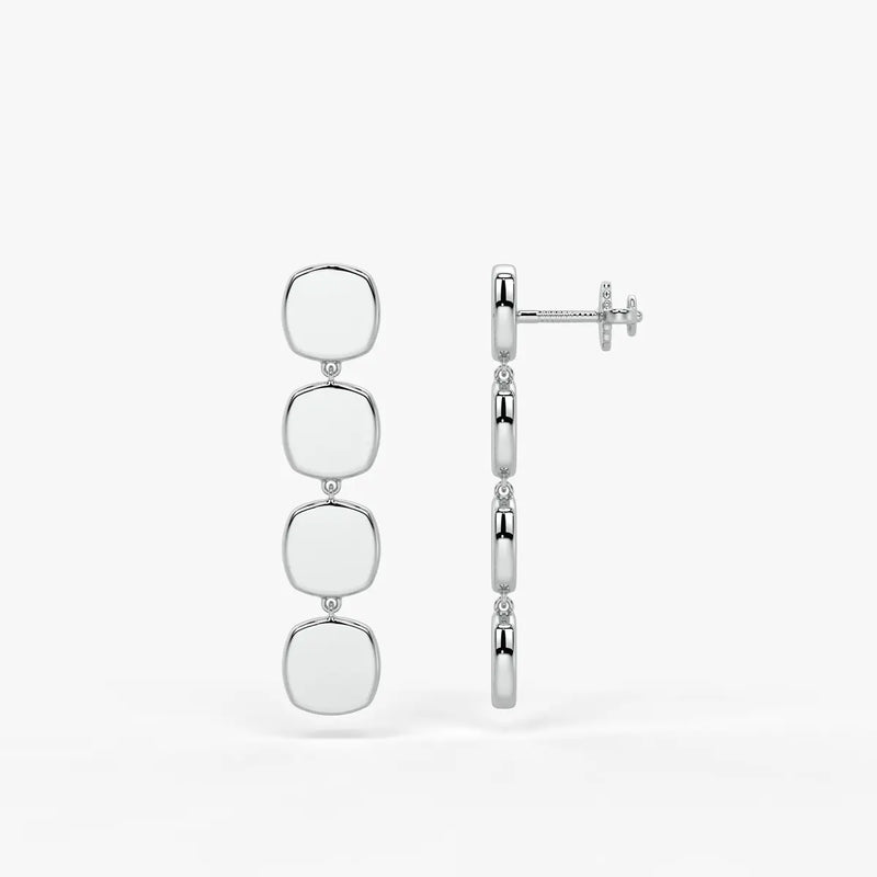 Quadra Drop Statement Earrings