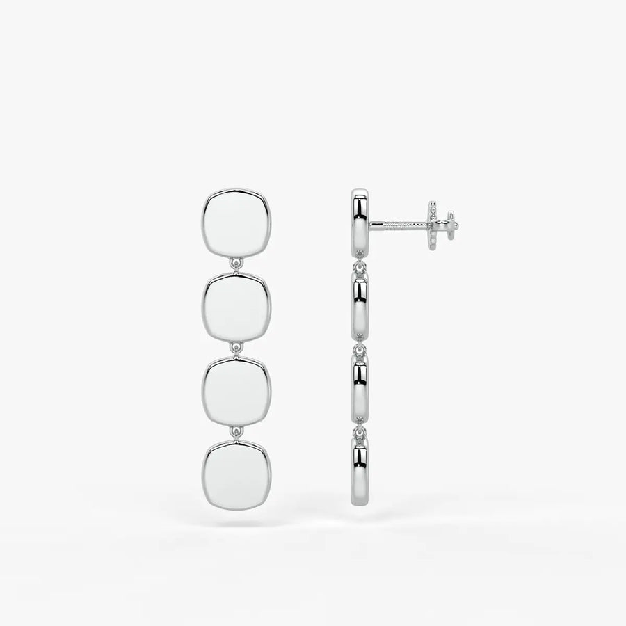 Quadra Drop Statement Earrings